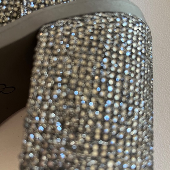 Jessica Simpson Grey Deliah Rhinestone Bootie Size 9  NWT - Picture 10 of 15